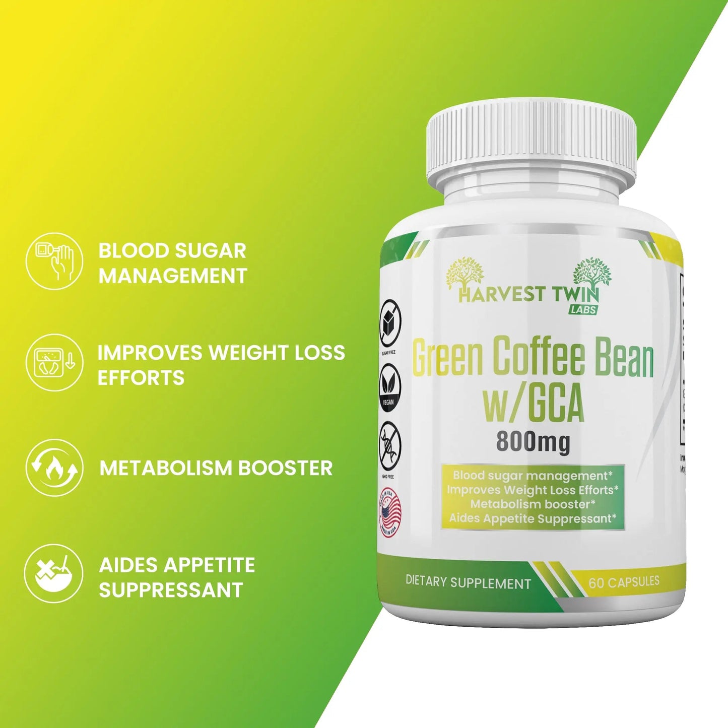 Green Coffee Bean w/GCA - 800mg