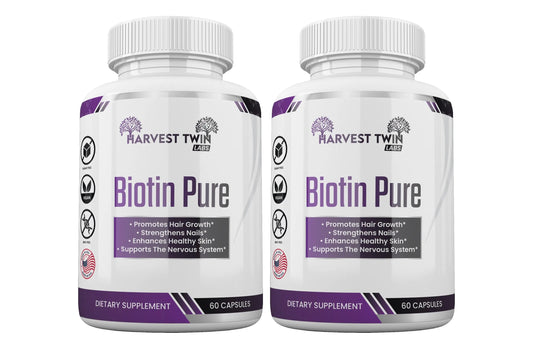 Biotin 10 000 mcg Capsules | Harvest Twin Labs