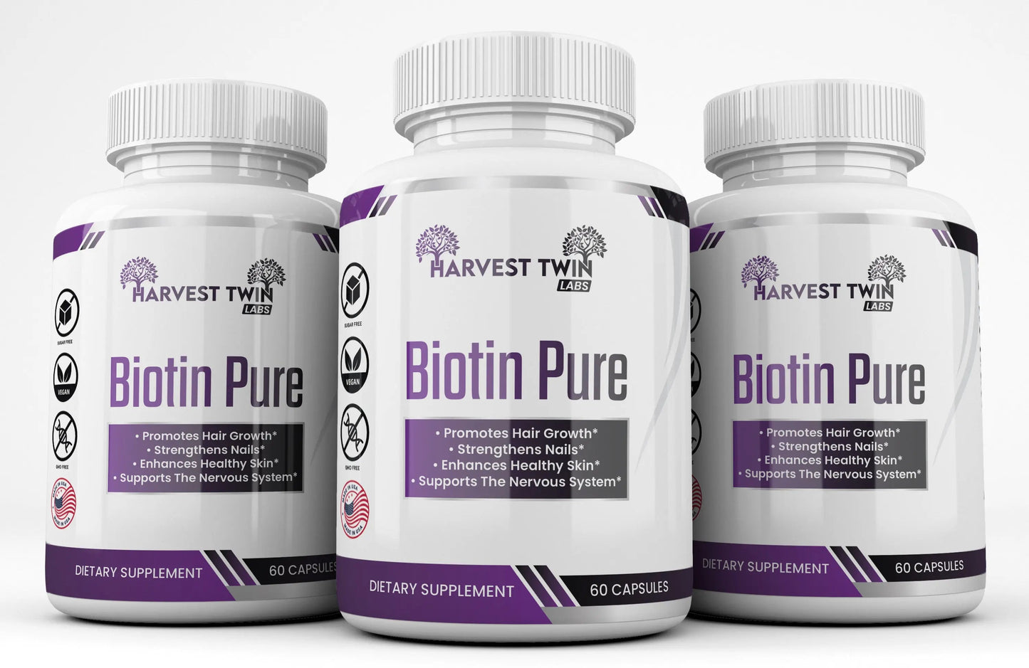 Biotin 10 000 mcg Capsules | Harvest Twin Labs