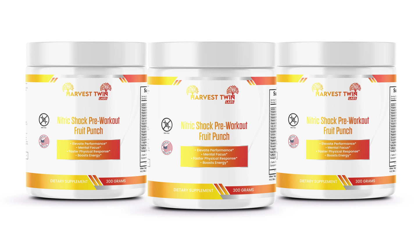 Nitric Shock Pre Workout (Fruit Punch)